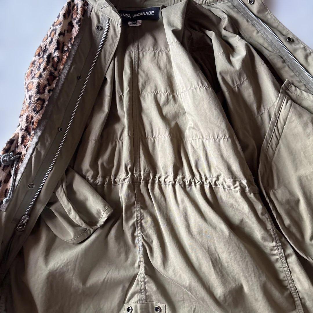 JUNYAWATANABE ヒョウ柄モッズコート　2022AW xs