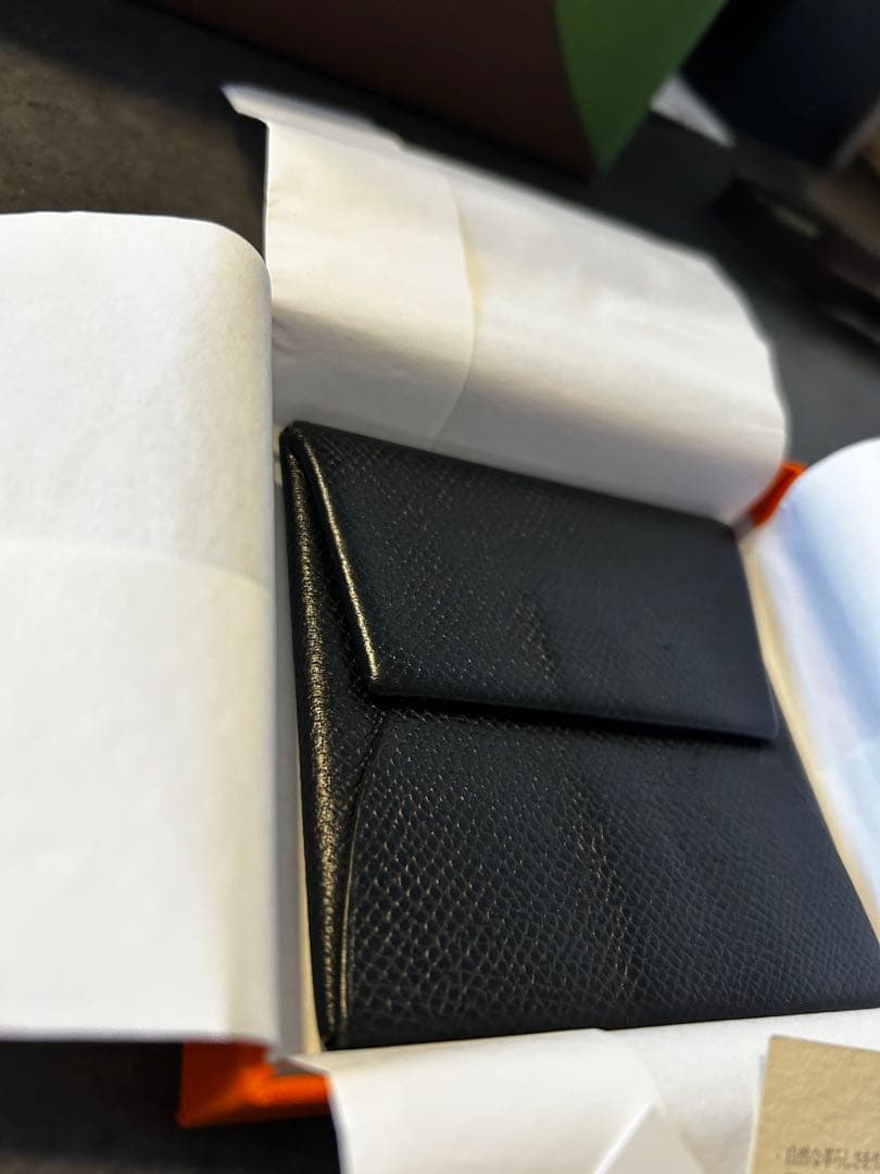 エルメス HERMÈS バスティア エプソン　ノアールケース　美品