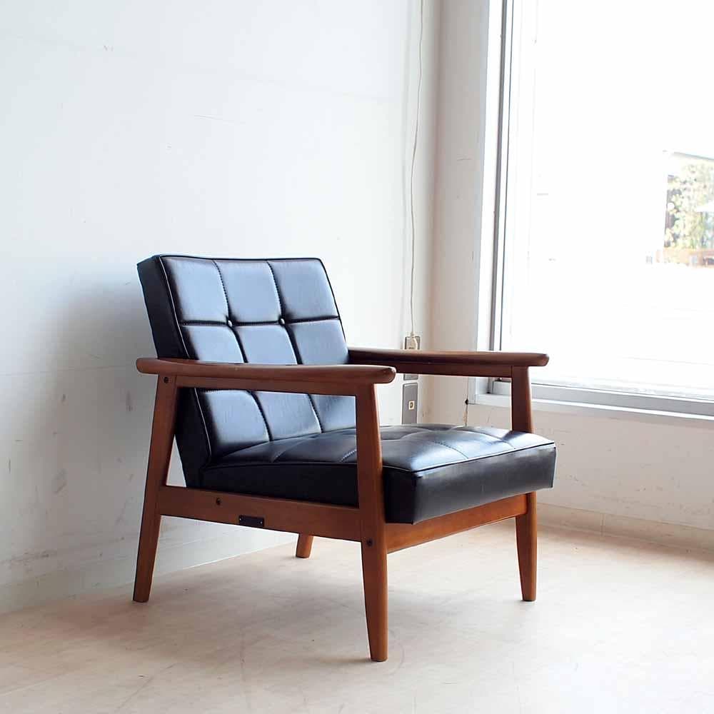 カリモク60 Kチェア 1シーター スタンダードブラック ZR24289