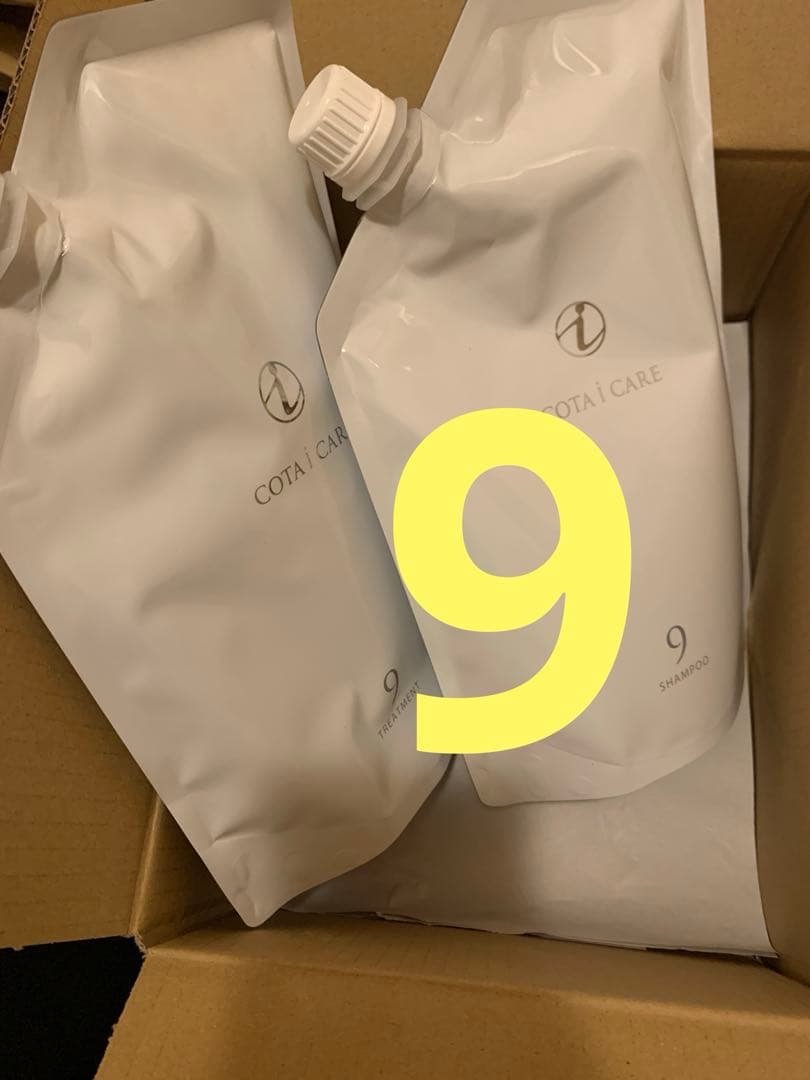 COTA CARE 9コタ9番　シャンプーとトリートメント詰め替え