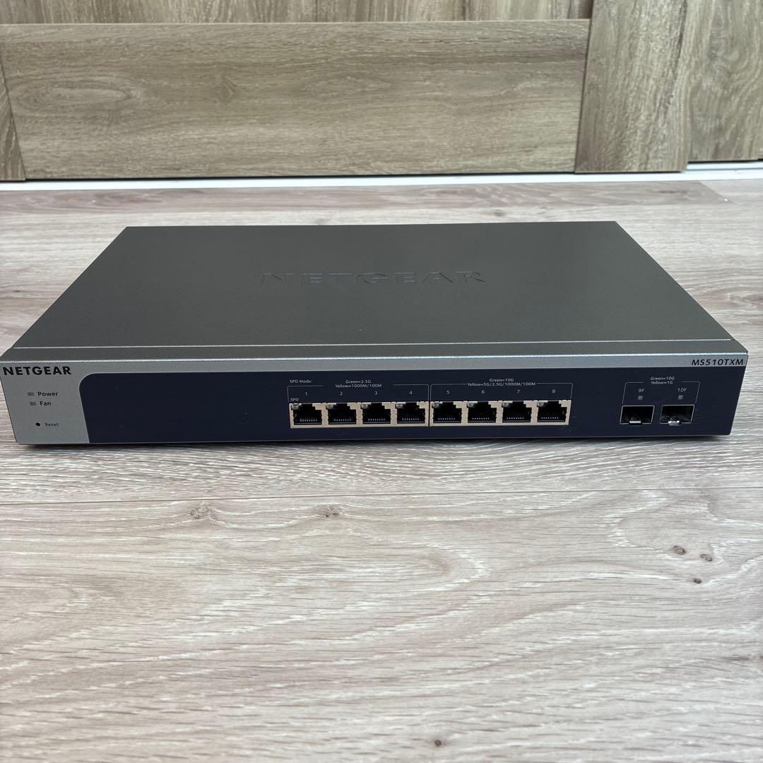 NETGEAR MS510TXM 10G対応 10ポート マネージドスイッチ