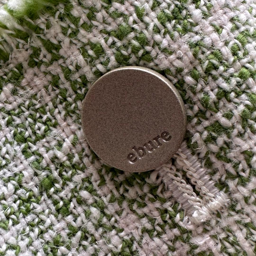 新品タグ付✨2024SS エブール ツィード ドロストワイドパンツ 36