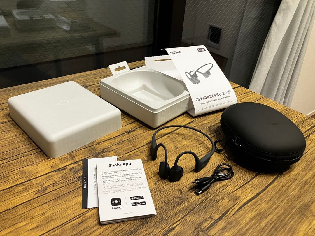 SHOKZ OPENRUN PRO 2 骨伝導イヤホン ミニサイズ