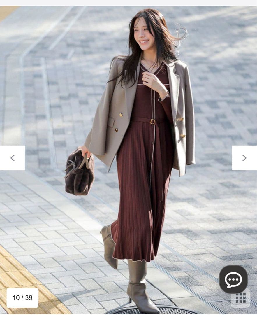 ANY SIS ビューティサーモ2WAYストレッチ テーラードジャケット新品Ｌ