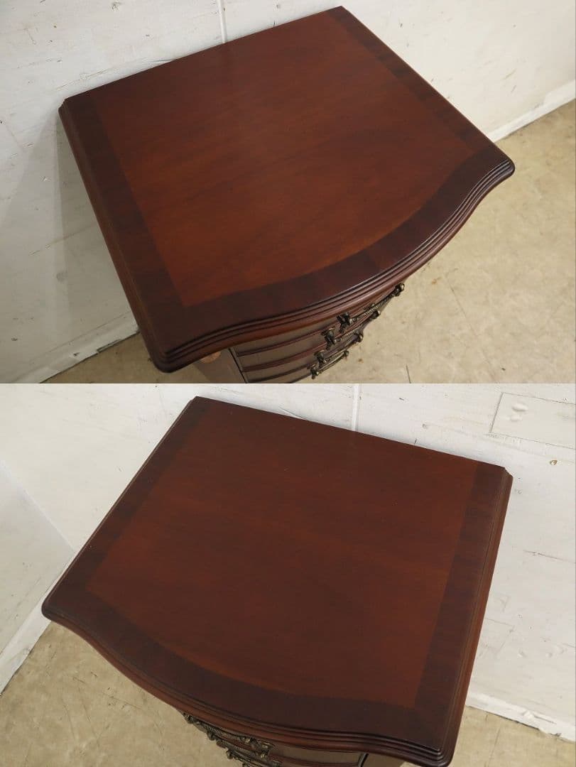 東海家具【ベネチア】象嵌細工 サイドチェスト・キャビネット・コンソール