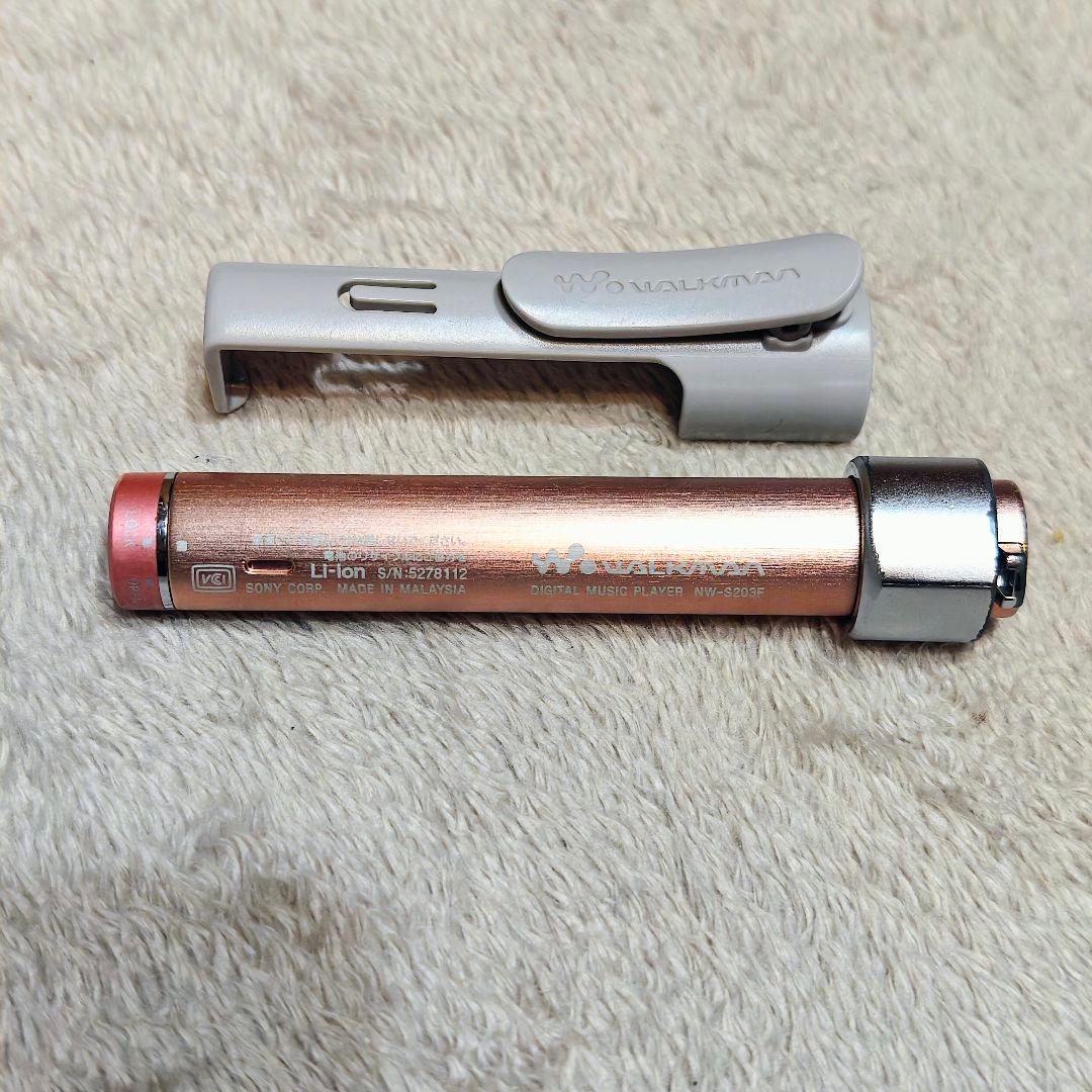 Sony デジタルオーディオプレーヤー 　ウォークマン　NW-S203F　ピンク