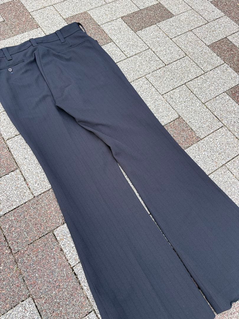 70〜80s TALONジップ　フレアスラックス　Lサイズ