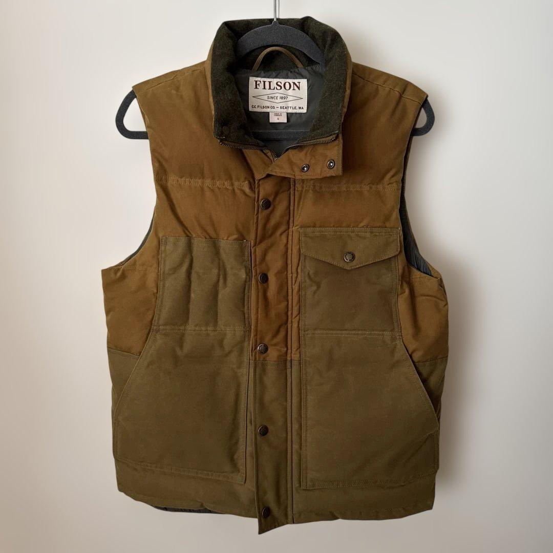 FILSON ダウンクルーザーベスト Sサイズ タン