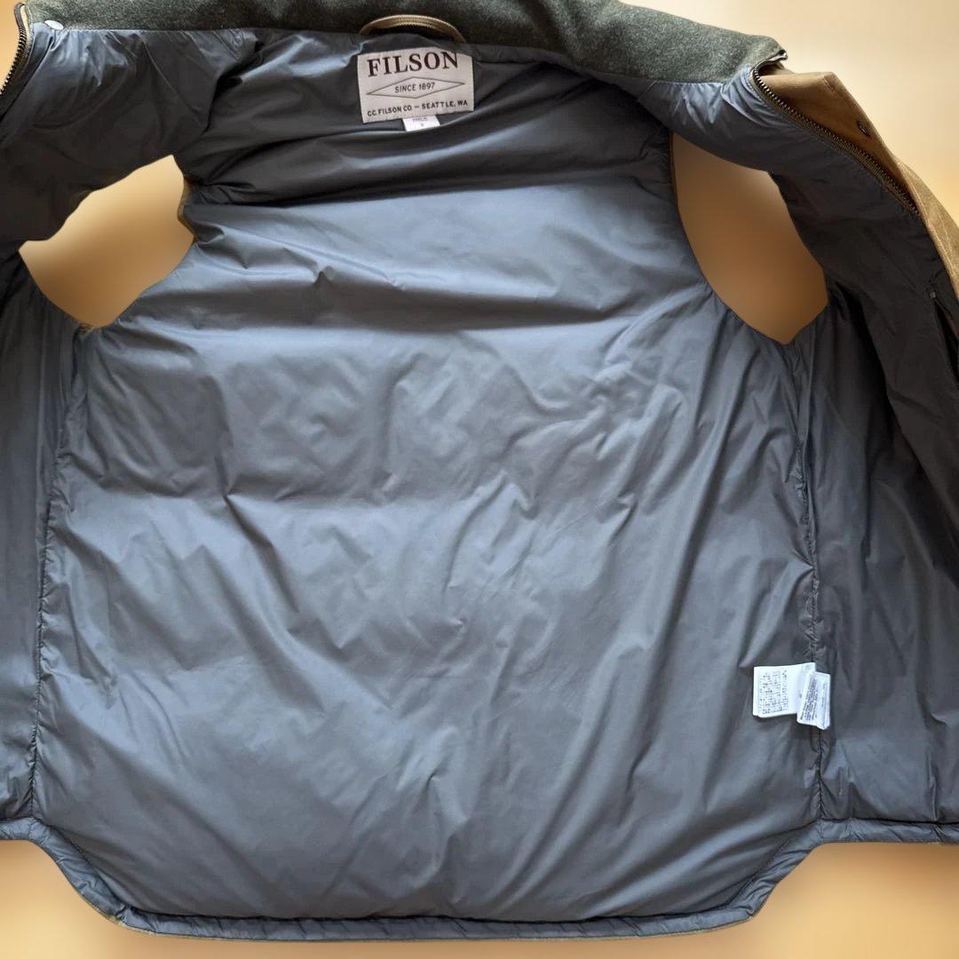 FILSON ダウンクルーザーベスト Sサイズ タン