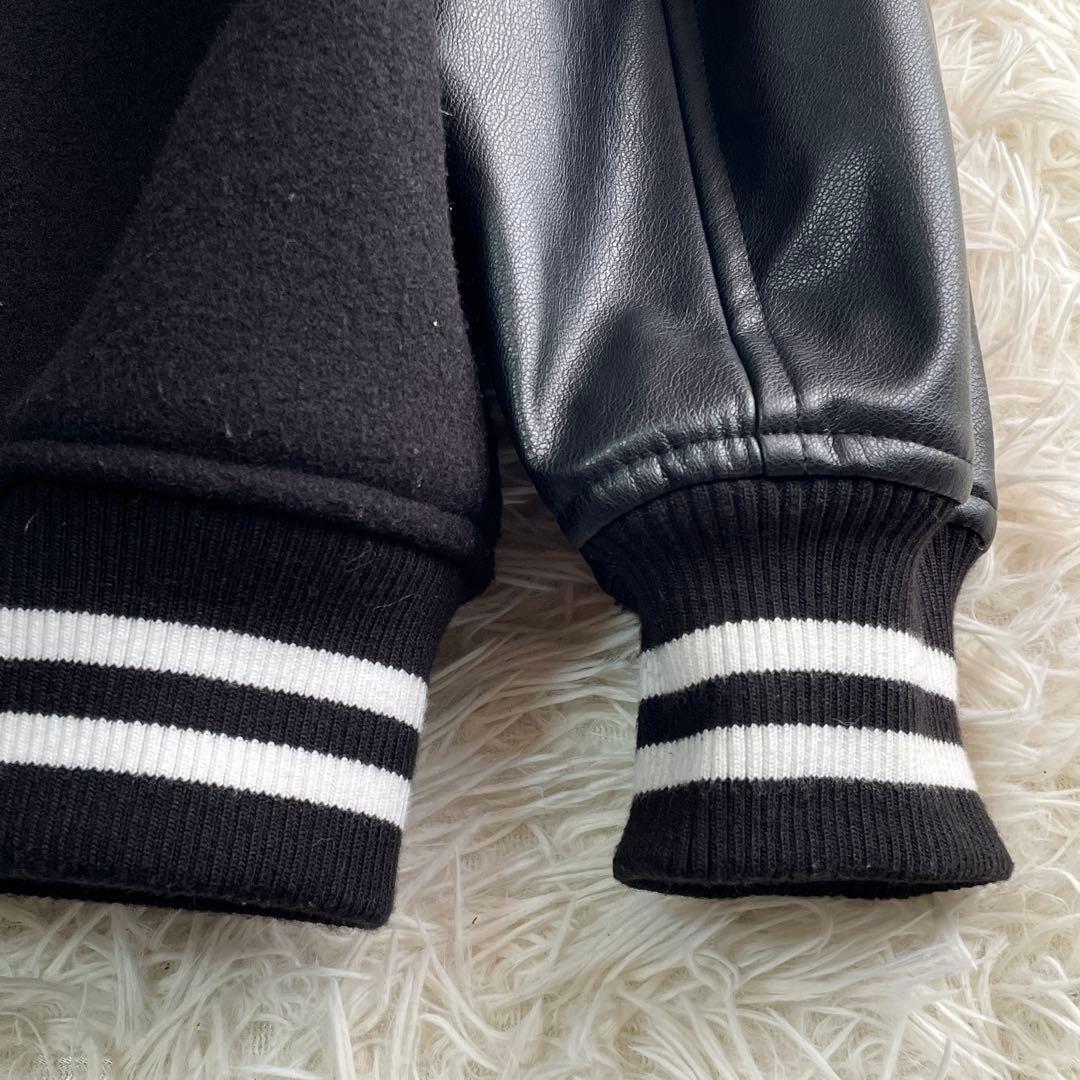 【美品】CHICAGO BULLS スタジャン M ブラック NBA