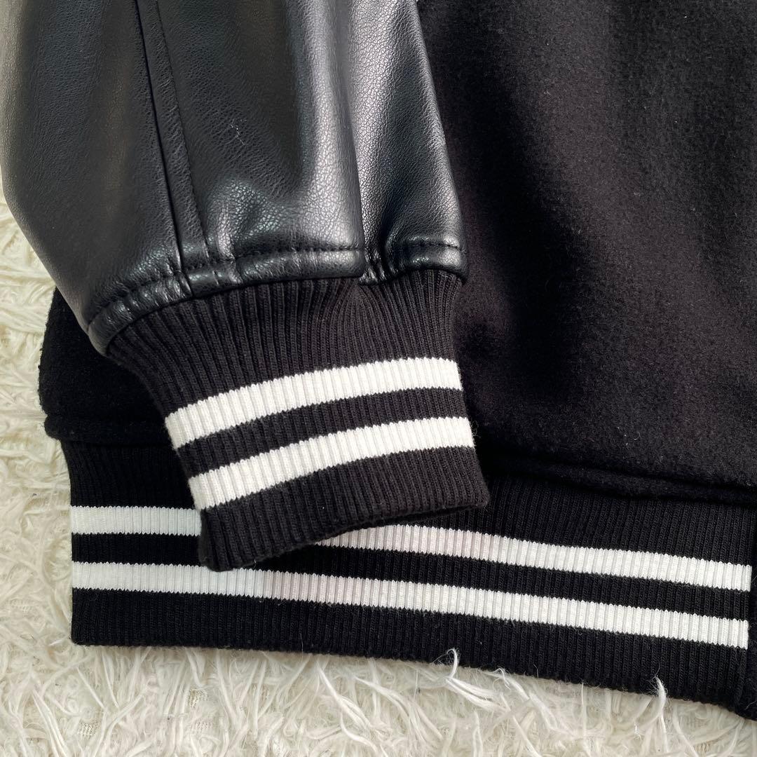 【美品】CHICAGO BULLS スタジャン M ブラック NBA