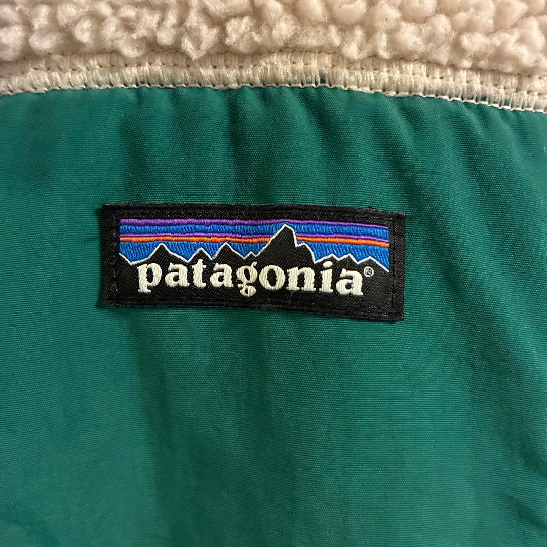 patagonia レトロＸ　 フリースベスト M クリーム/グリーン