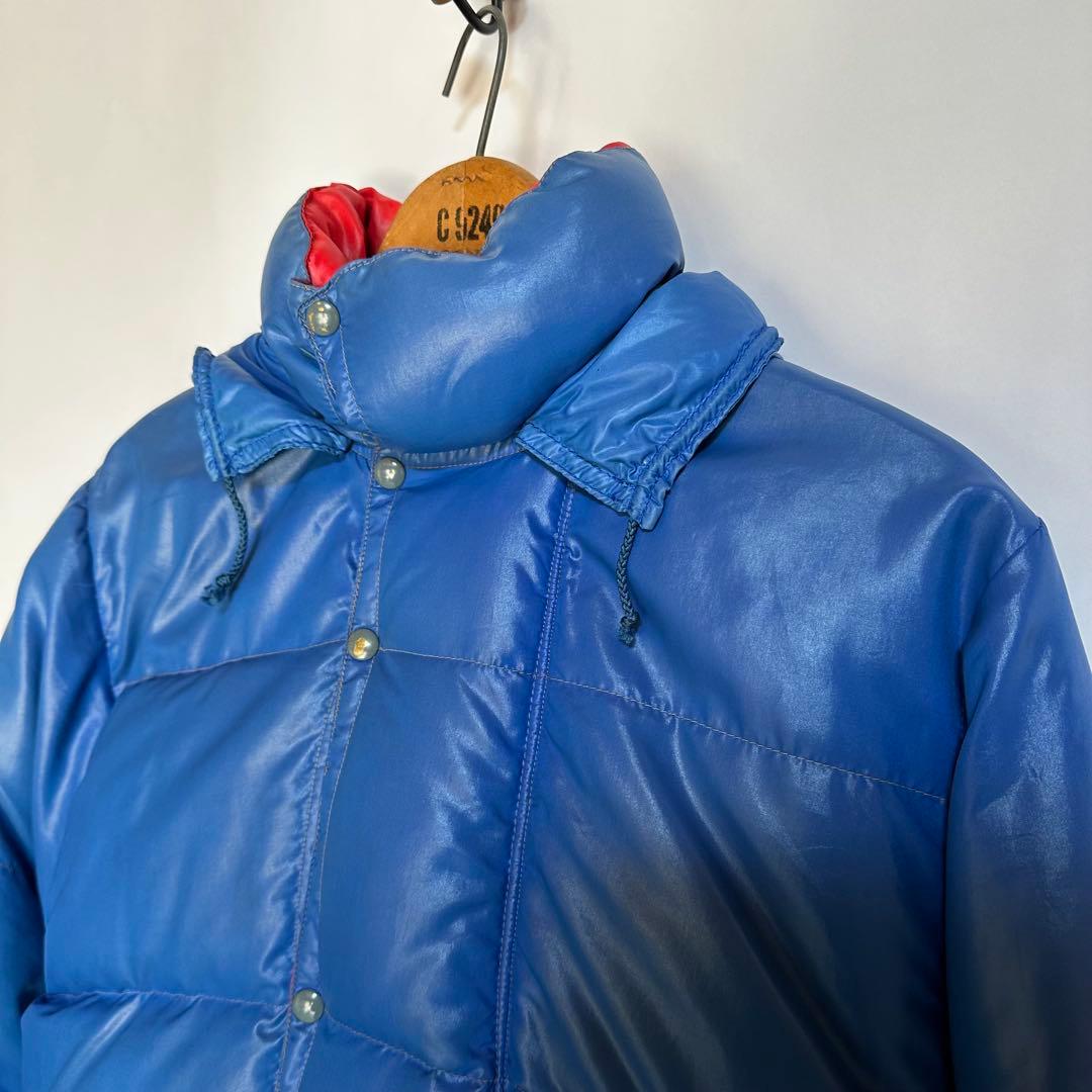 70s フランス製 Himasport ヒマスポーツ ダウンジャケット ブルー