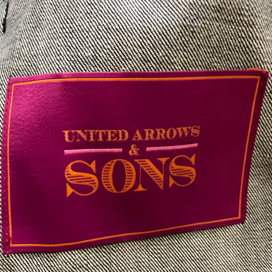 UNITED ARROWS & SONS 衿袖コーデュロイ デニムコート M