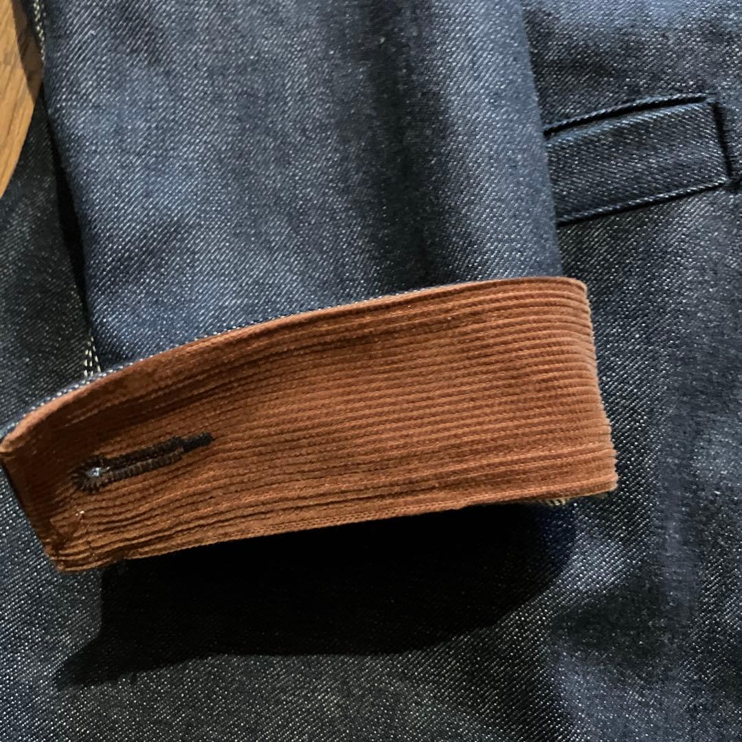 UNITED ARROWS & SONS 衿袖コーデュロイ デニムコート M