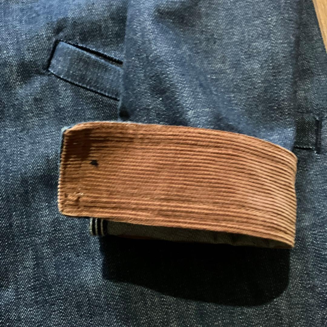 UNITED ARROWS & SONS 衿袖コーデュロイ デニムコート M
