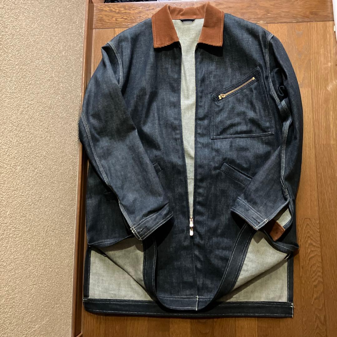 UNITED ARROWS & SONS 衿袖コーデュロイ デニムコート M