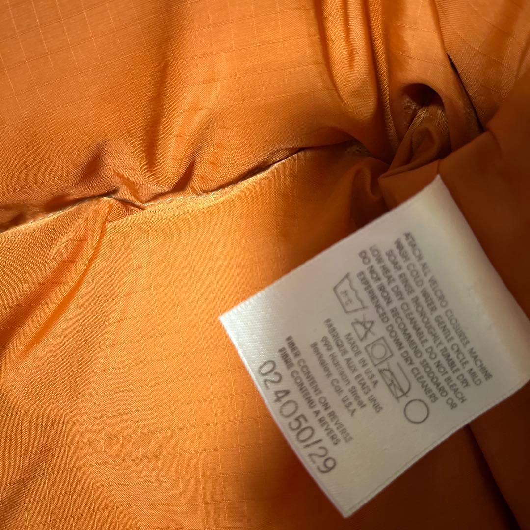 80S M USA THE NORTH FACE ダウンベスト 黒ラッカー