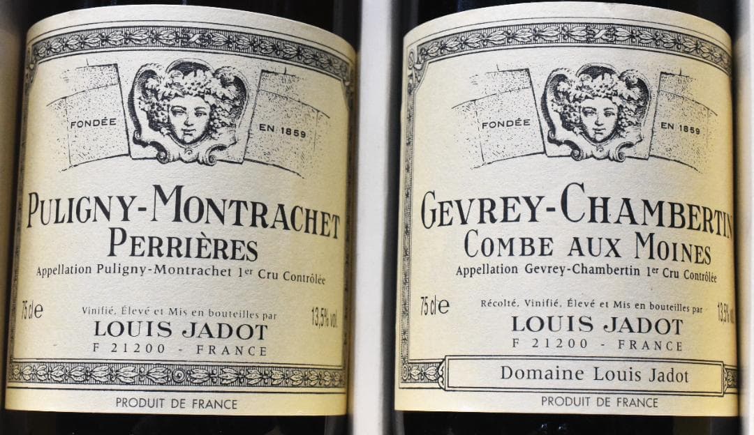 H*m様 ビンテージワイン◆LOUIS JADOT 1999年赤白◆箱入り◆23