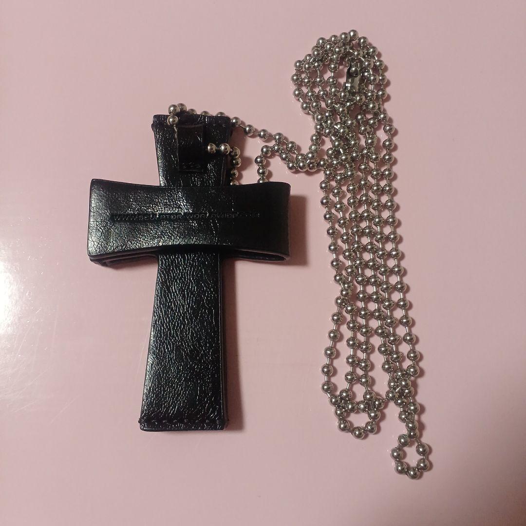 小物 Sculptor Cross Leather Strap Wallet