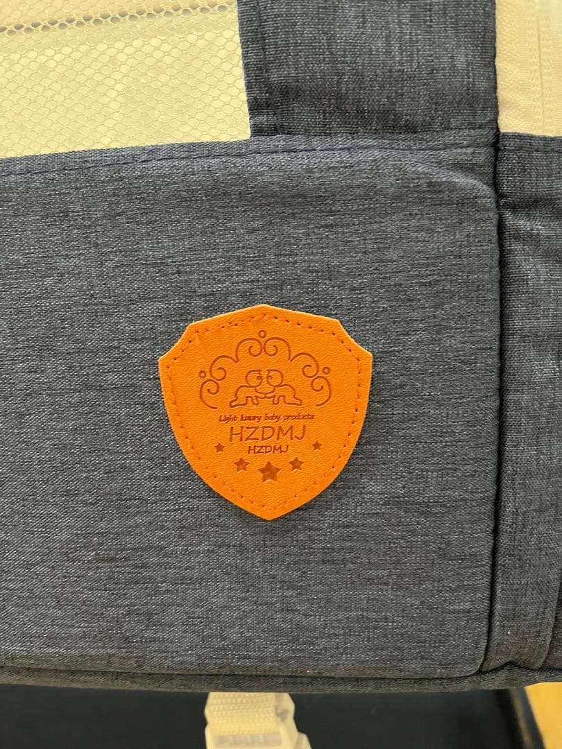 HZDMJ ベビーベッド ネイビー