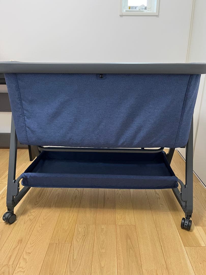 HZDMJ ベビーベッド ネイビー