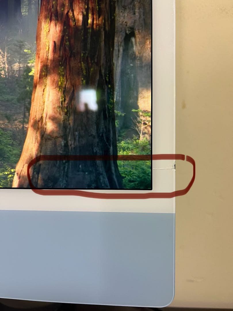 iMac 24インチ　M1 2021 ブルー 16GB 512GB 割れ有