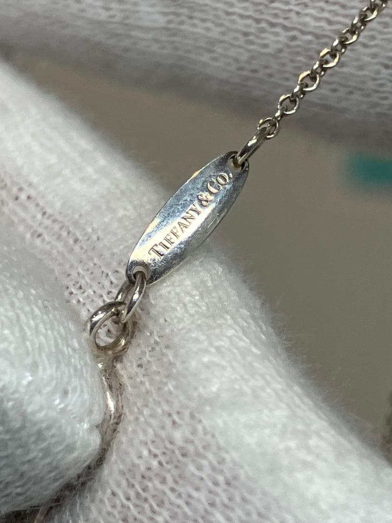 TIFFANY&Co.ティファニーオープンハートネックレス　シルバー 925