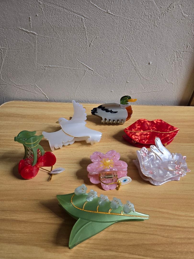 【新品未使用】Coucou Suzette ヘアクリップ 7点まとめうり