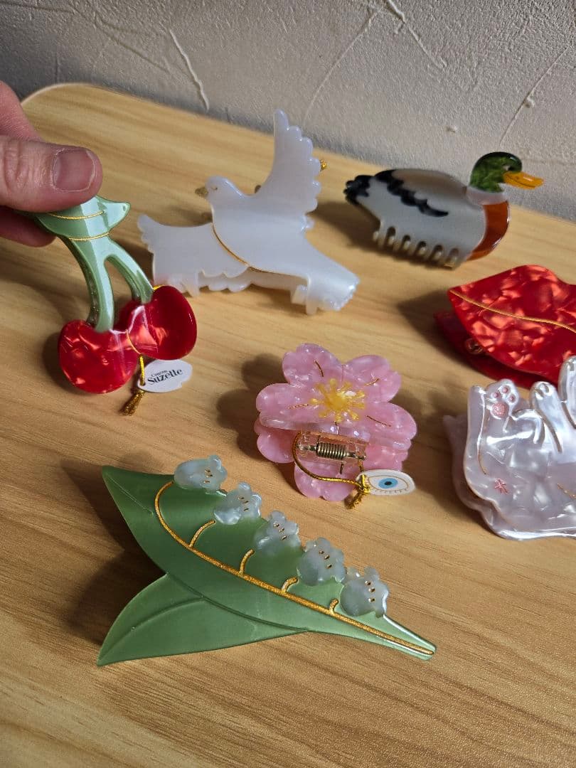 【新品未使用】Coucou Suzette ヘアクリップ 7点まとめうり