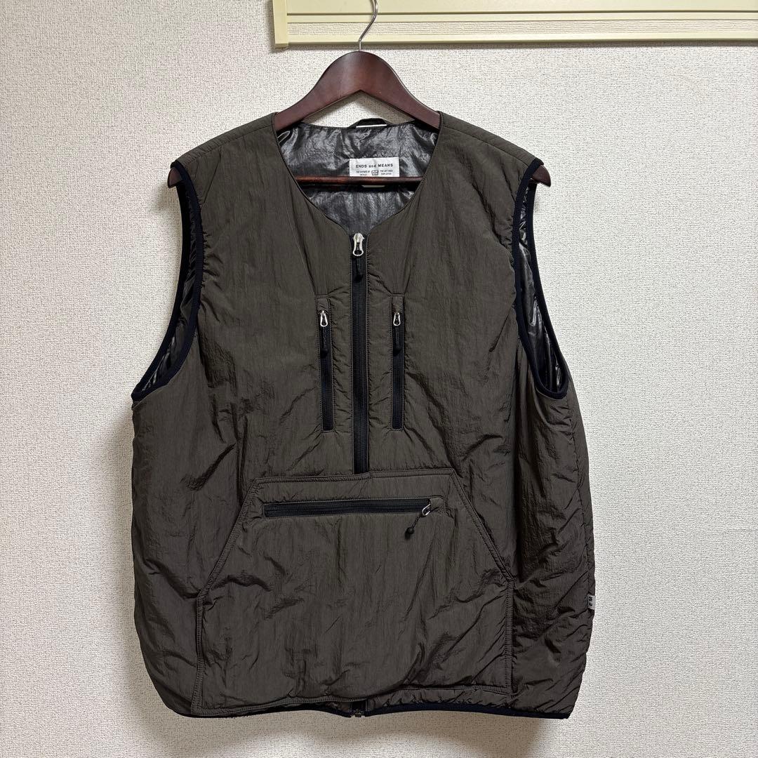 ENDS and MEANS タクティカルパフベスト　アフリカンブラック　XL