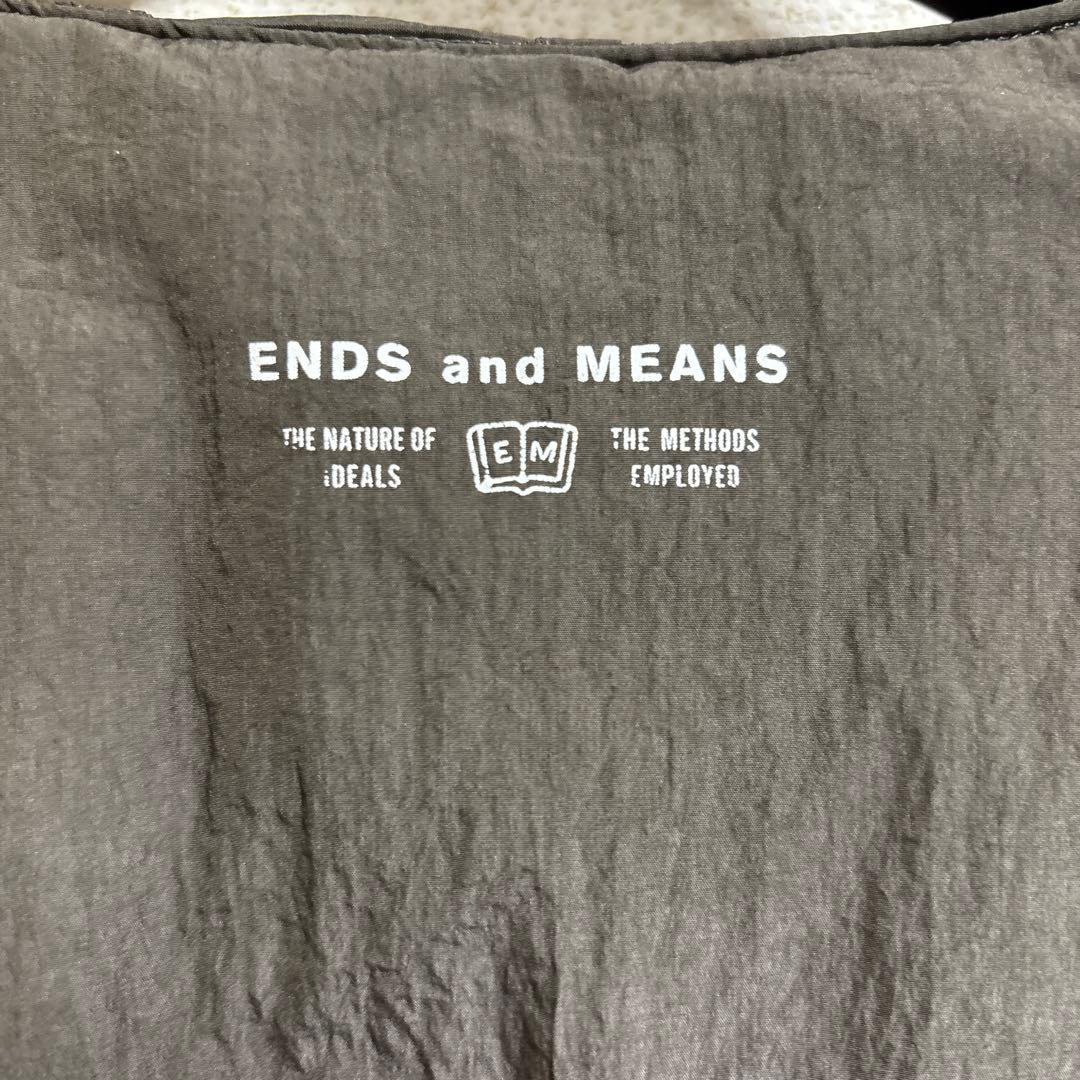 ENDS and MEANS タクティカルパフベスト　アフリカンブラック　XL