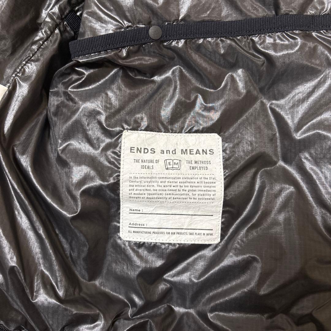 ENDS and MEANS タクティカルパフベスト　アフリカンブラック　XL