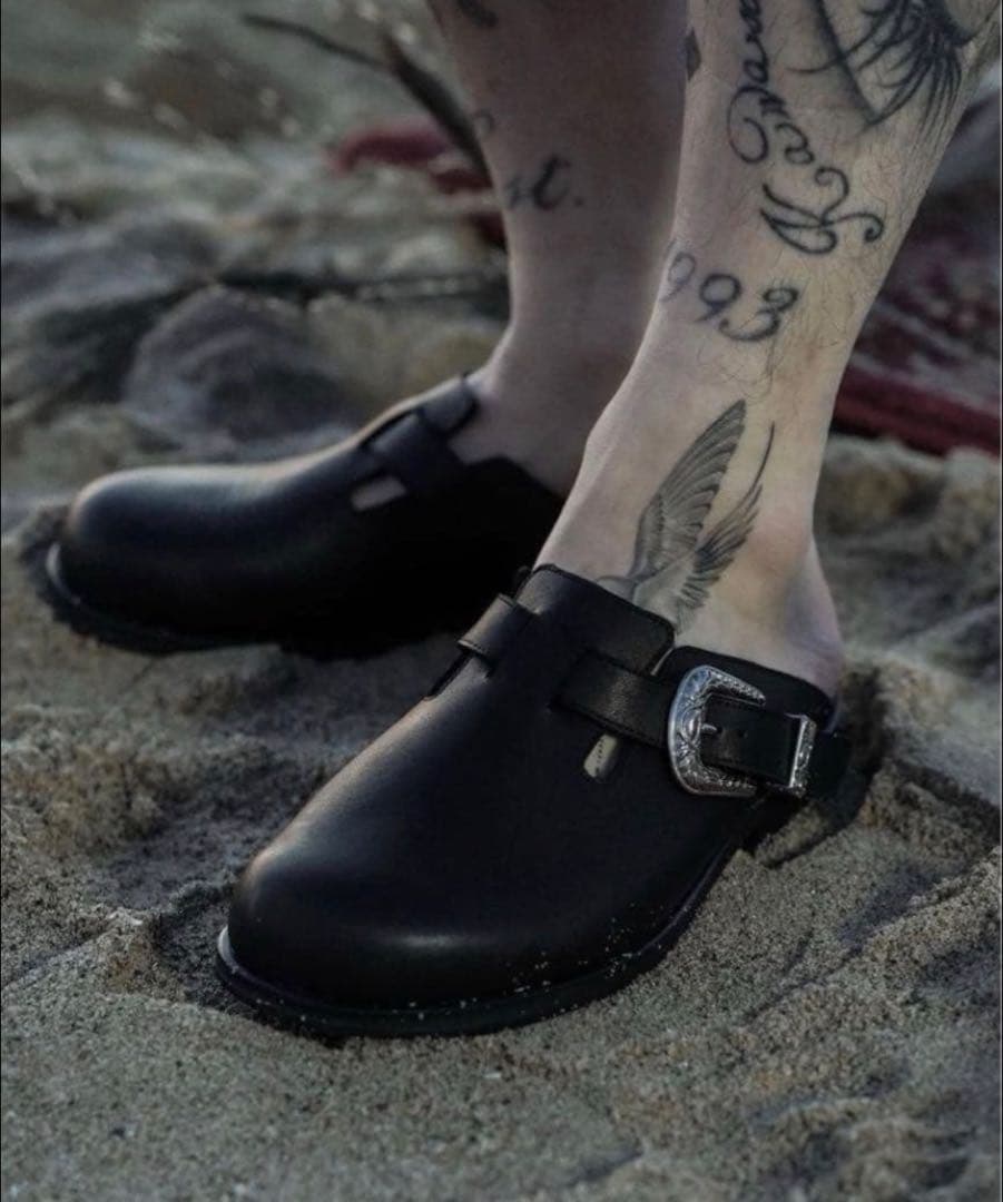 靴 LAST NEST Leather Mule 26cm