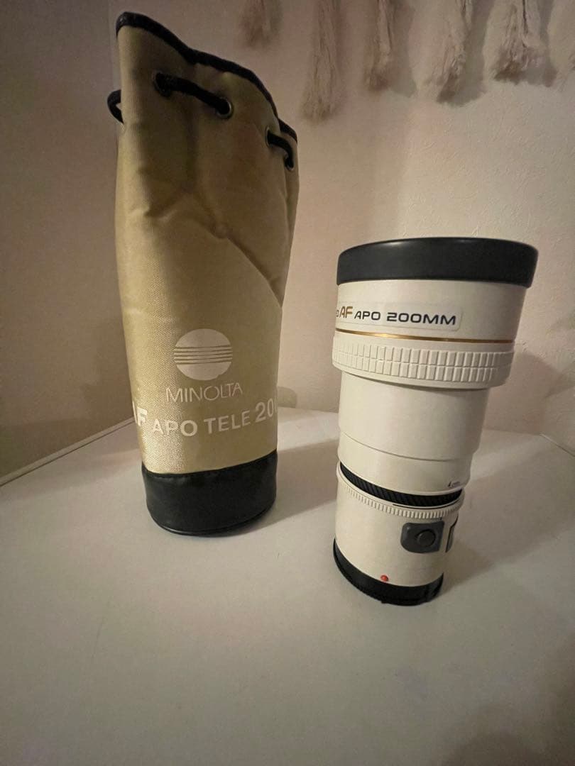 MINOLTA ハイスピード AF APO 200mm レンズ
