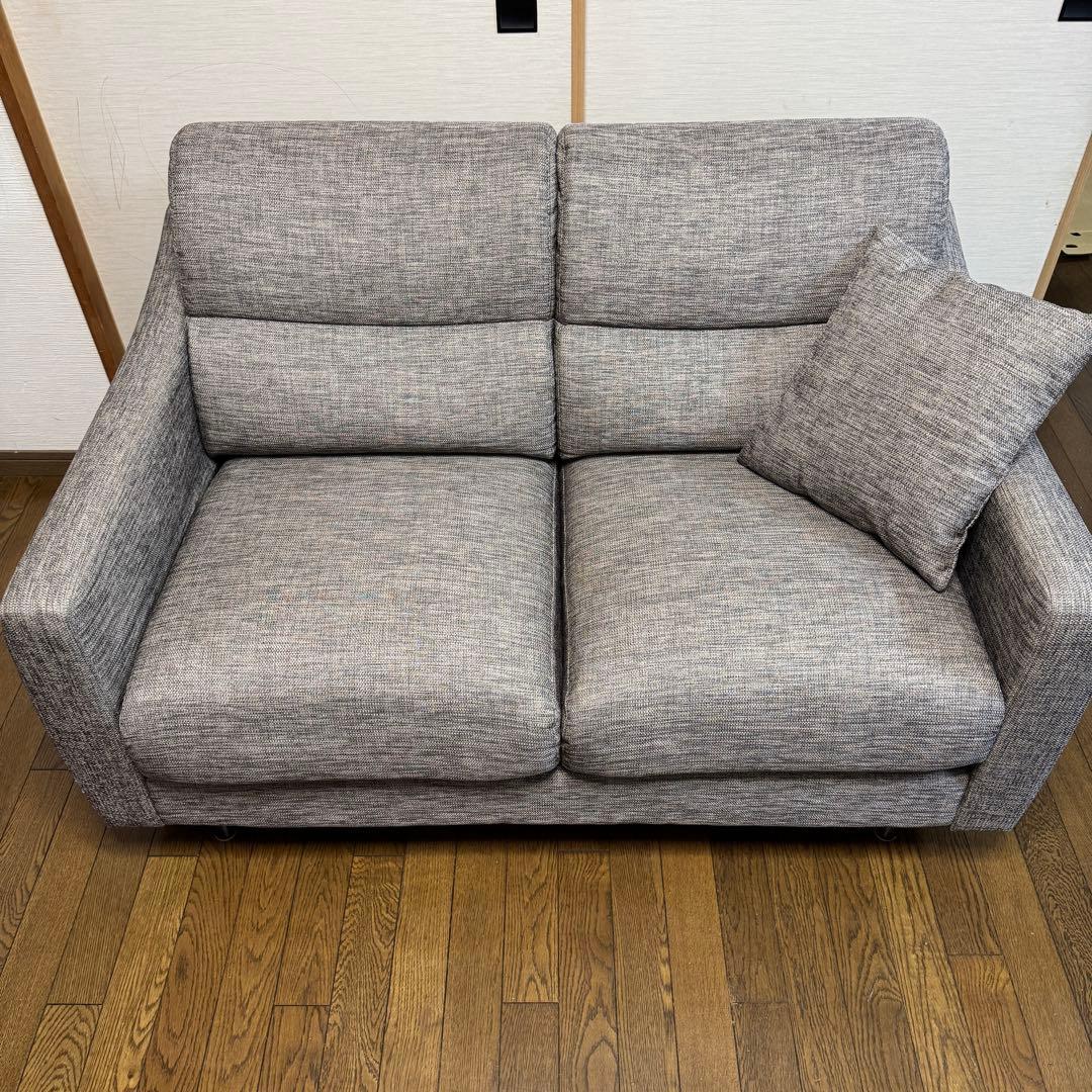 【送料込み】ニトリ 2人掛けソファ N-POCKET A4R 2P DBR