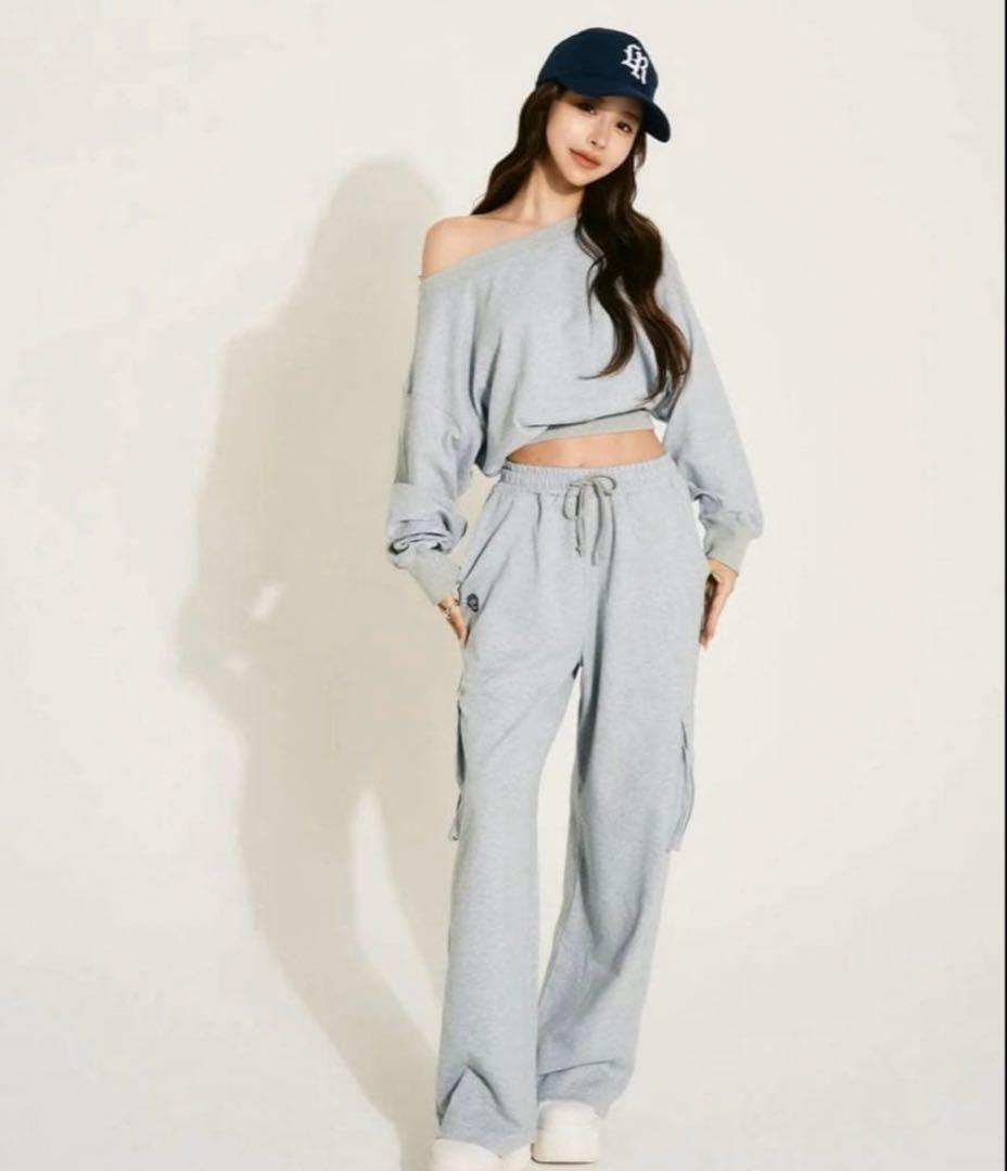 LIBEIRO リベイロ　鈴木亜美コラボ スウェット　セットアップ　トップス