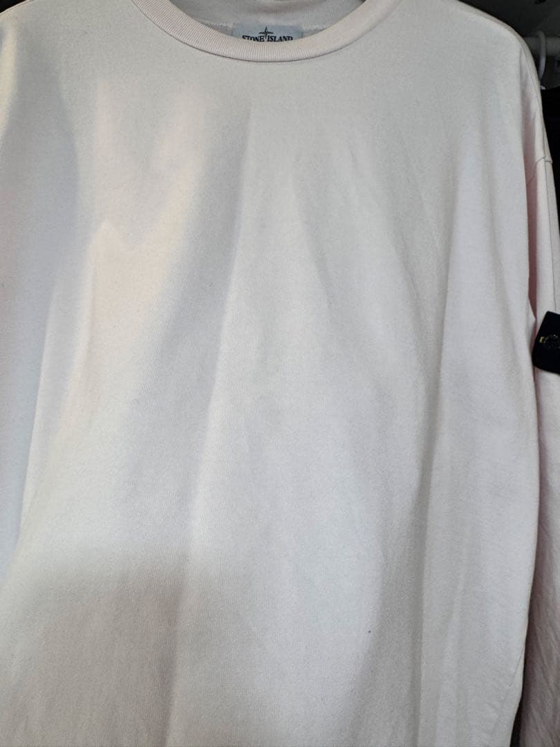 最終値下げストーンアイランドピンク ロングスリーブ Tシャツ