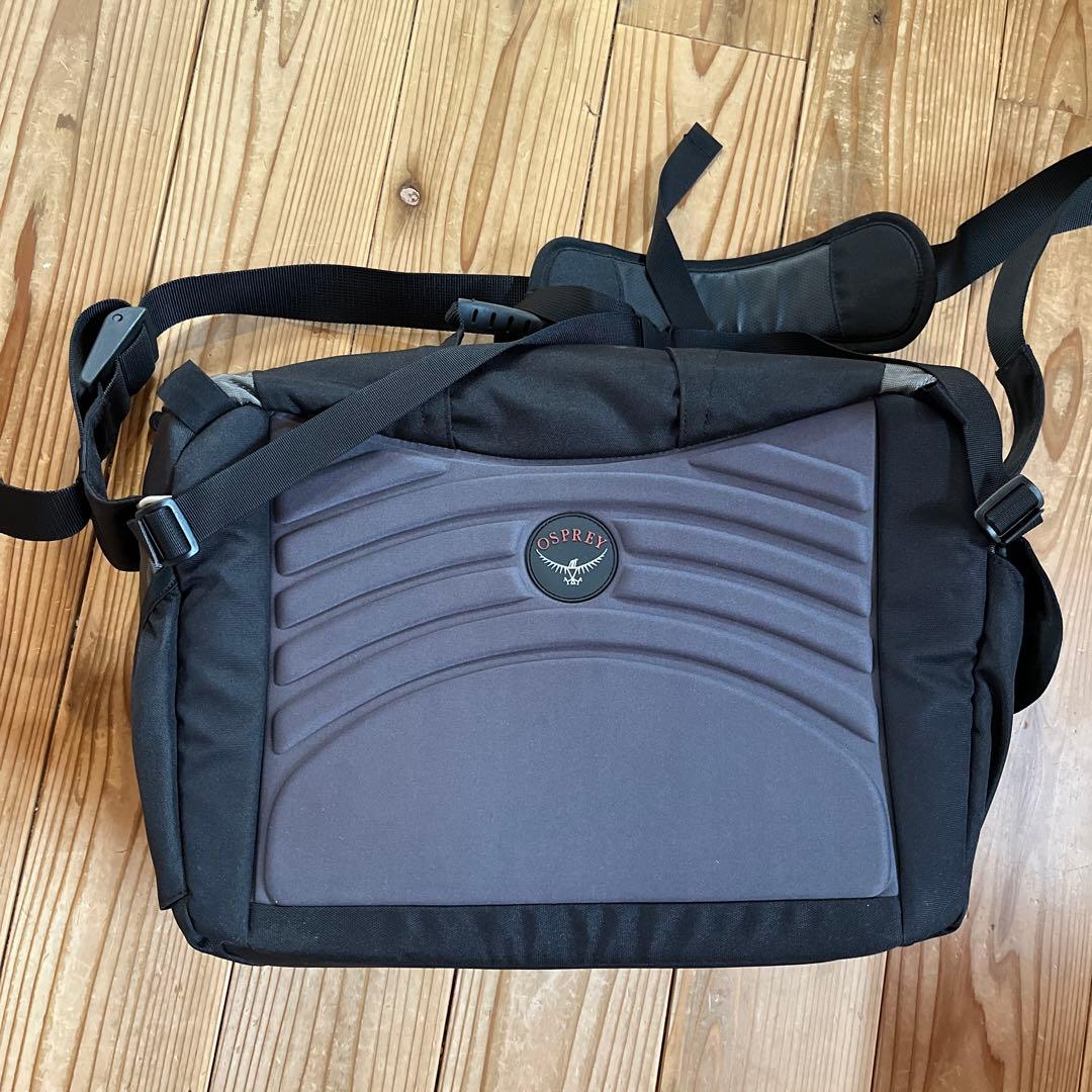【美品】OSPREY torqueメッセンジャーバッグ ブラック オスプレー