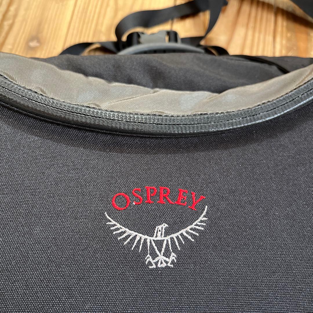 【美品】OSPREY torqueメッセンジャーバッグ ブラック オスプレー