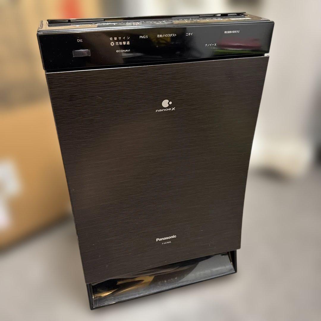 Panasonic パナソニック　加湿空気清浄機　F-VC70XS 木目調