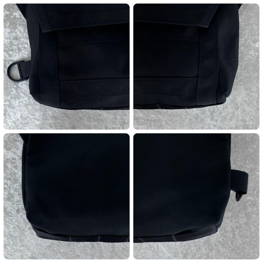 極美品 ブリーフィング ビームス別注 フリート メッセンジャーバッグ ブラック