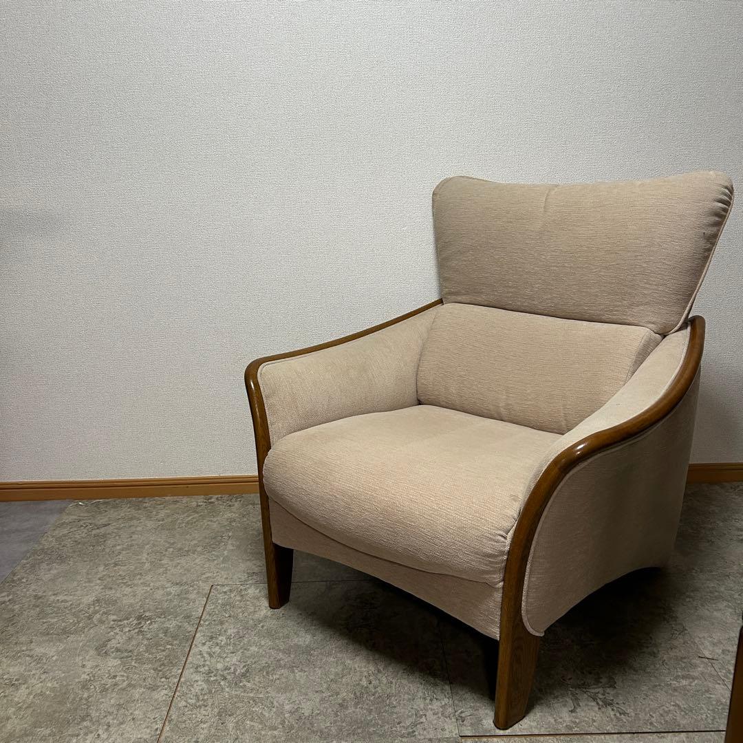 あみからりんく꧁浜本工芸 HAMAMOTO꧂シングルアームソファ チェア