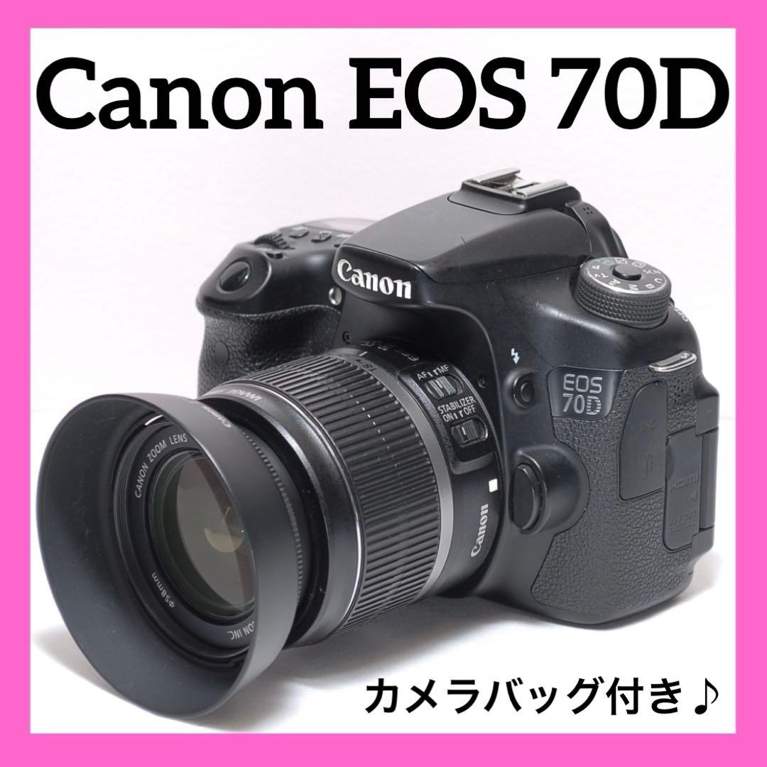 ✨Wi-Fi機能搭載✨Canon EOS 70D✨シングルレンズ✨カメラバッグ付