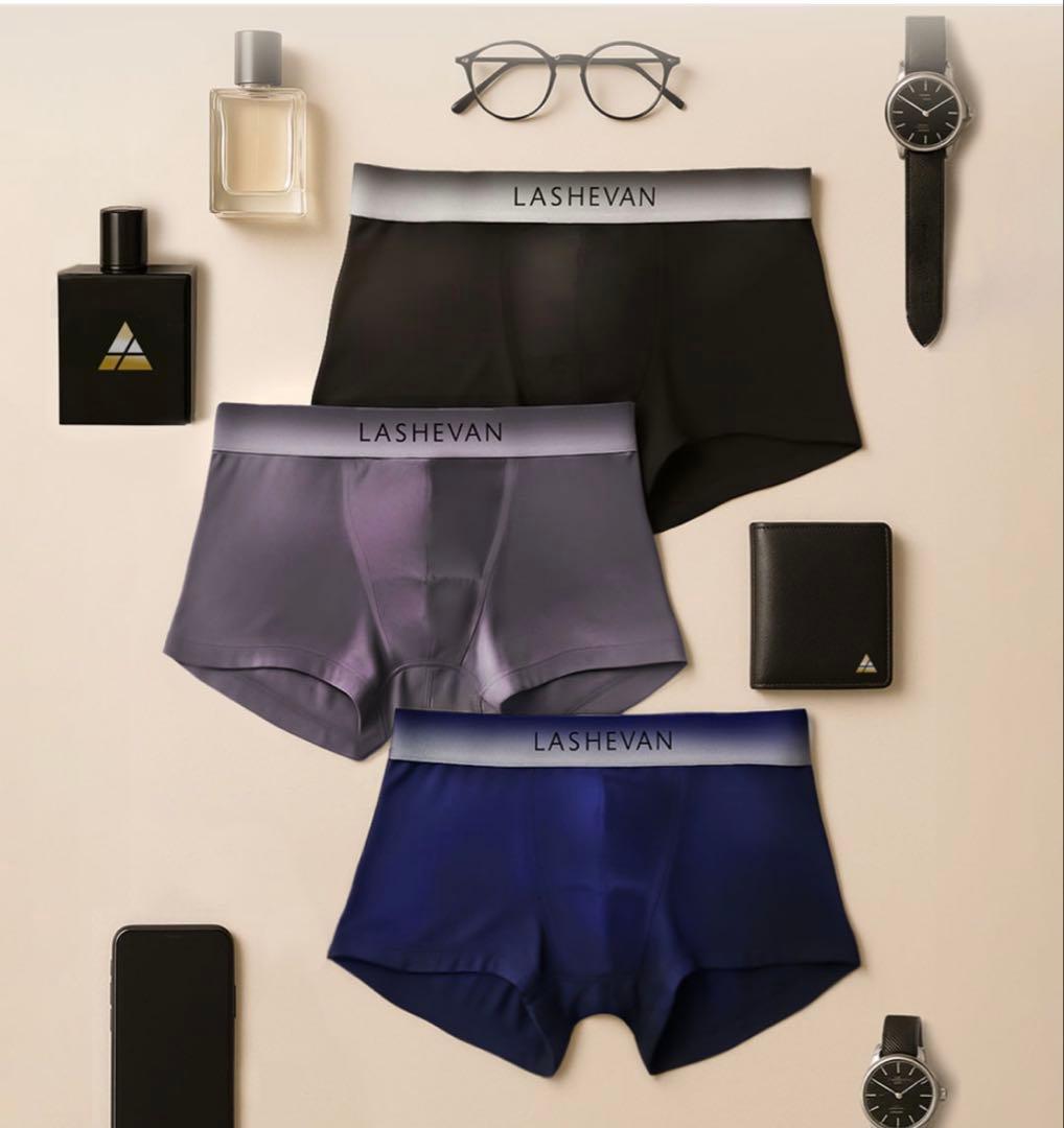 6枚セット LASHEVAN プレミアム ボクサーパンツ Ｍサイズ
