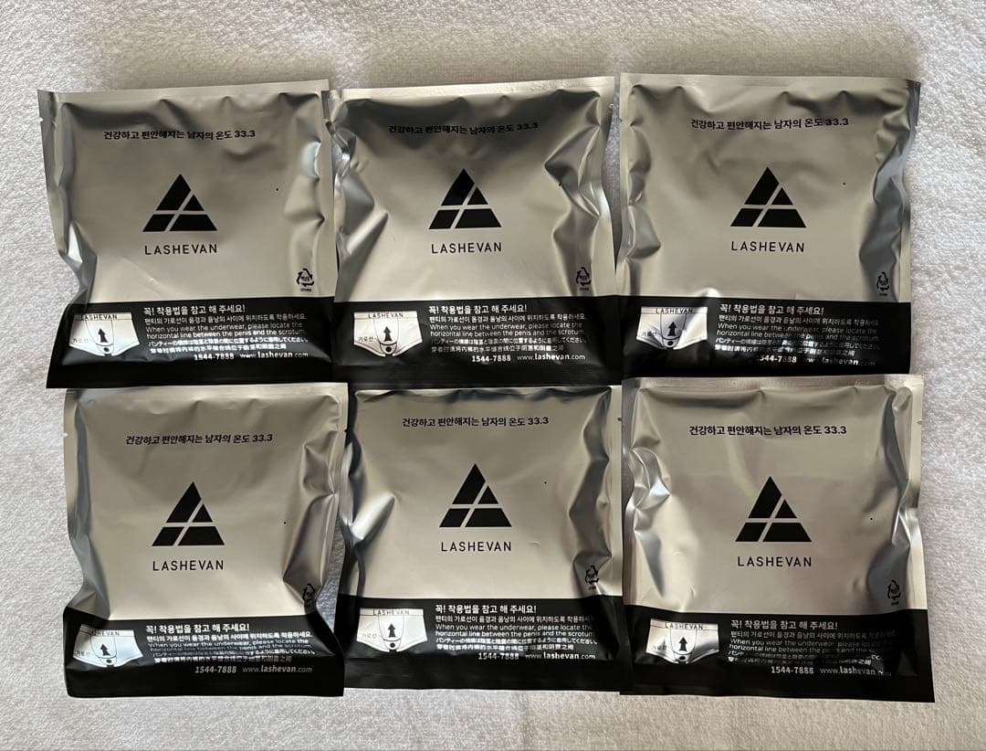 6枚セット LASHEVAN プレミアム ボクサーパンツ Ｍサイズ