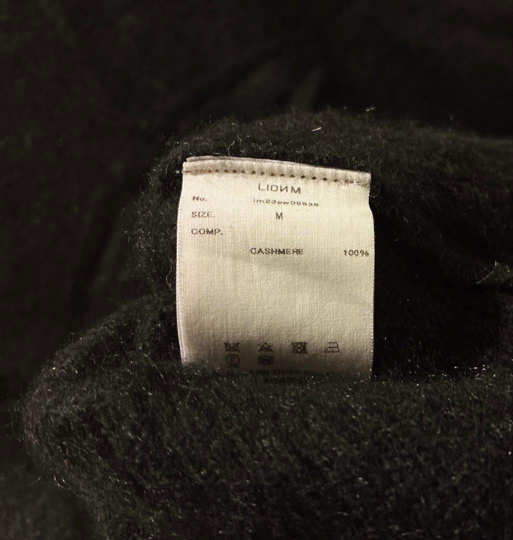 トップス LIDNM CASHMERE HARD MILLED ZIP VEST