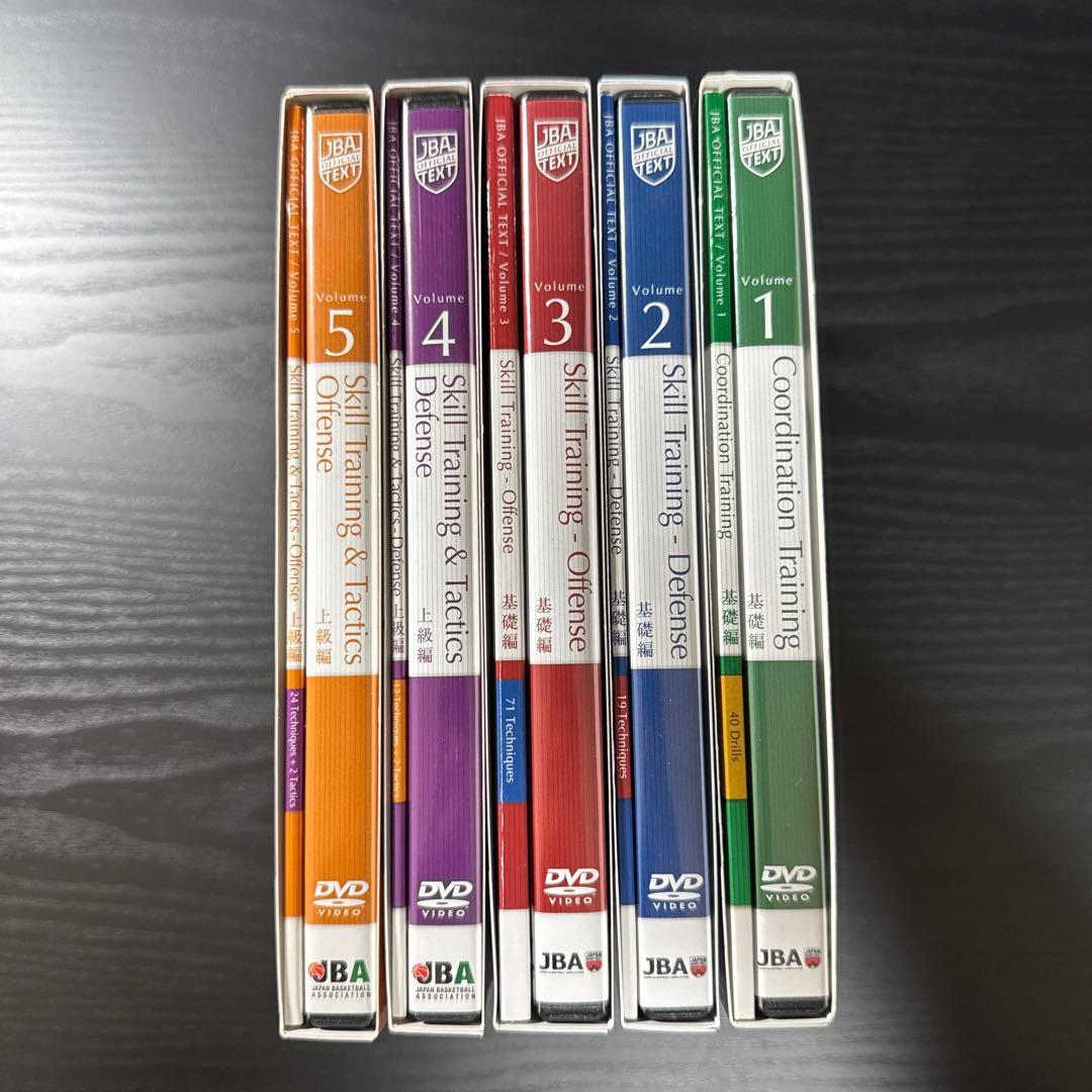 【セット販売】JBA公式テキスト　DVD&TEXT　5冊セット