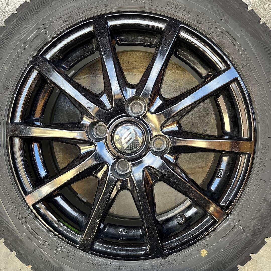 ① 165/65r14 スタッドレス ホイールセット