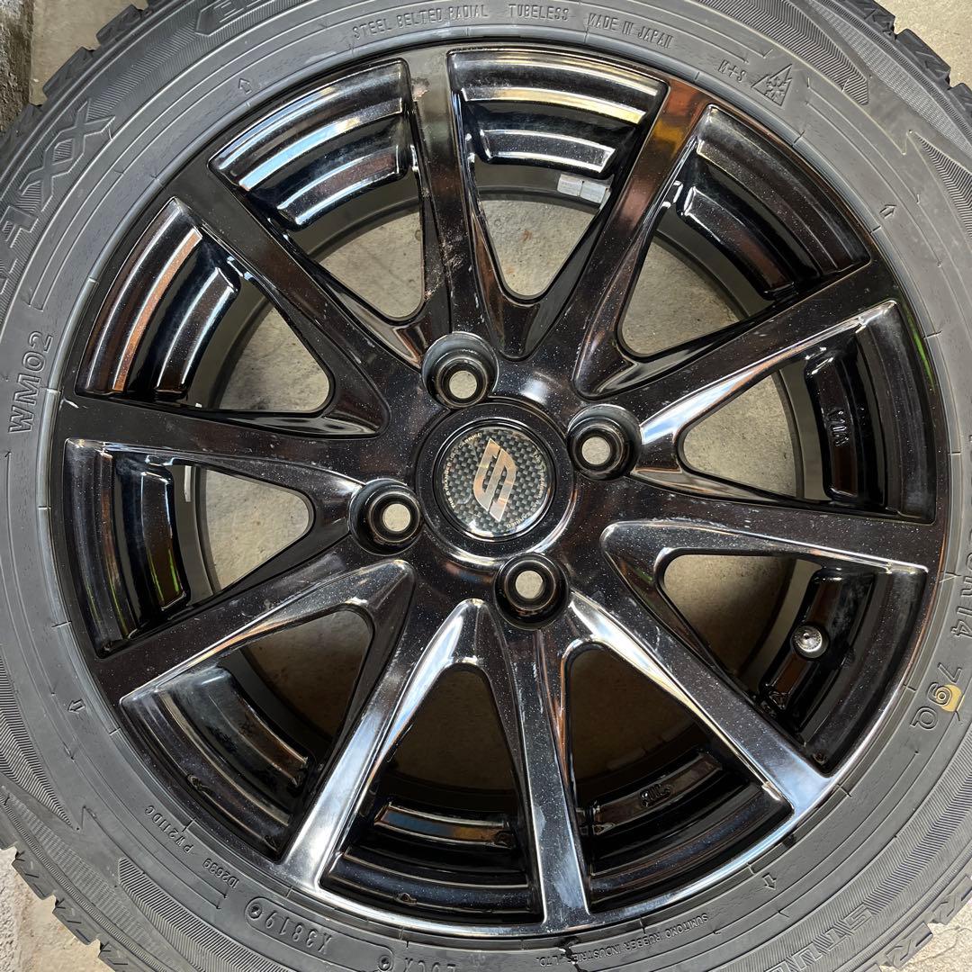 ① 165/65r14 スタッドレス ホイールセット